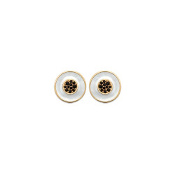 Boucles d'oreilles Pl Or rondes