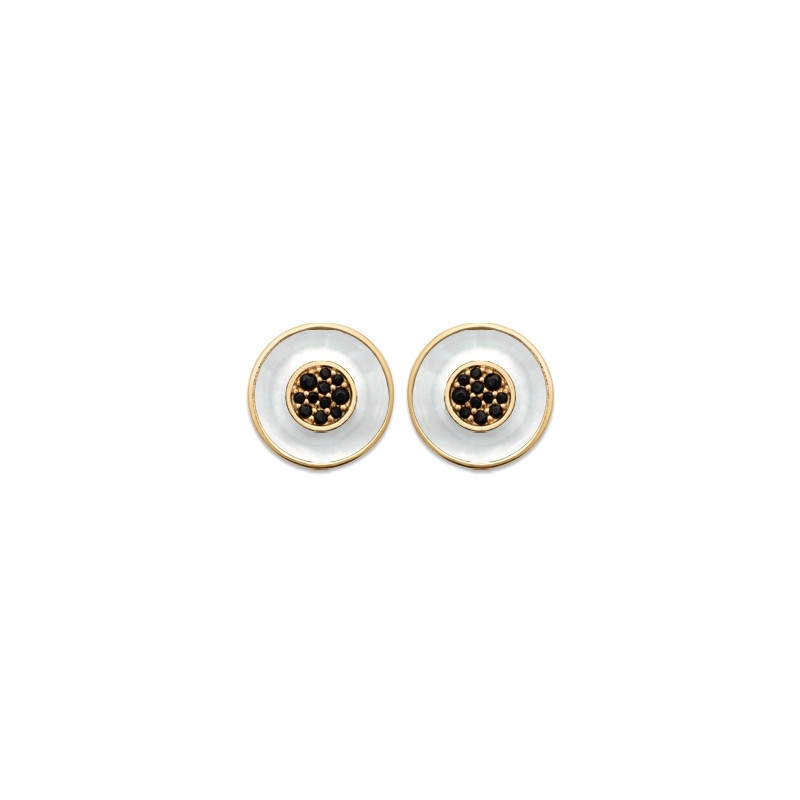 Boucles d'oreilles Pl Or rondes