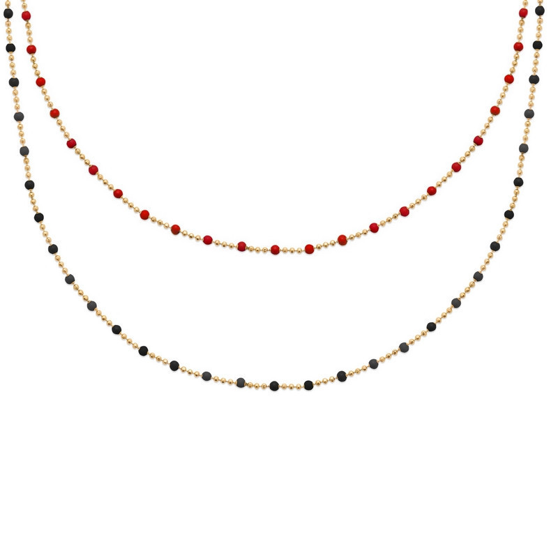 Collier Pl or 750°°°