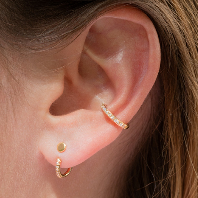 BOUCLES D'OREILLES MINI- CREOLES CONTOURS OREILLES
