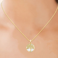 Pendentif Arbre de vie sur Nacre