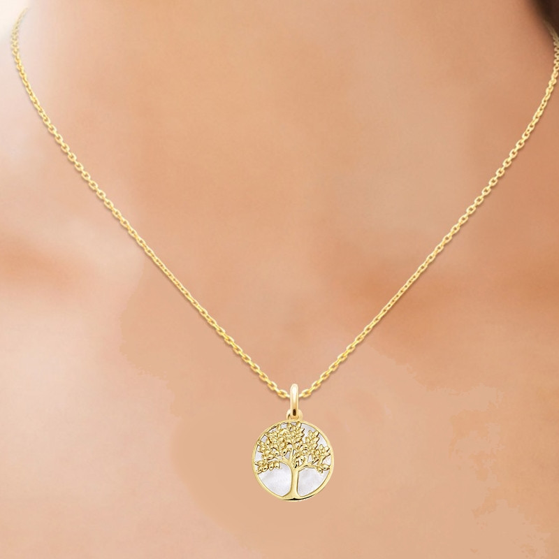 Pendentif Arbre de vie sur Nacre