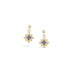 Boucle Pendante Améthyste