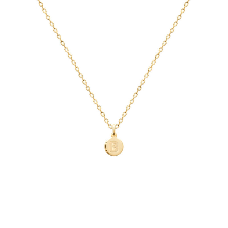Pendentif Initiale gravée