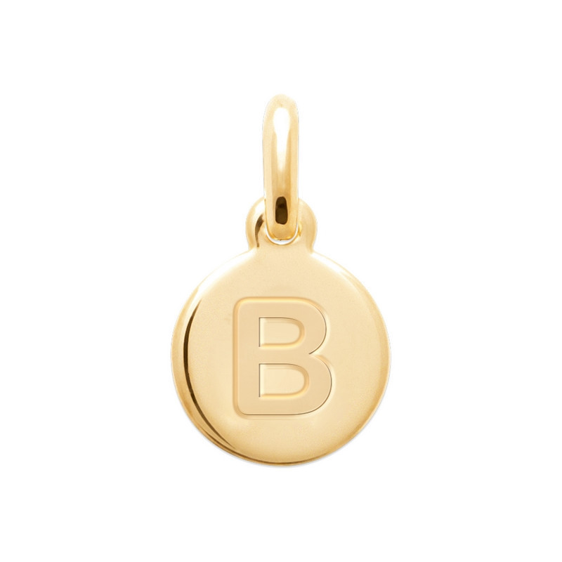 Pendentif Initiale gravée