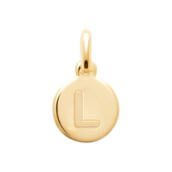 Pendentif Initiale gravée