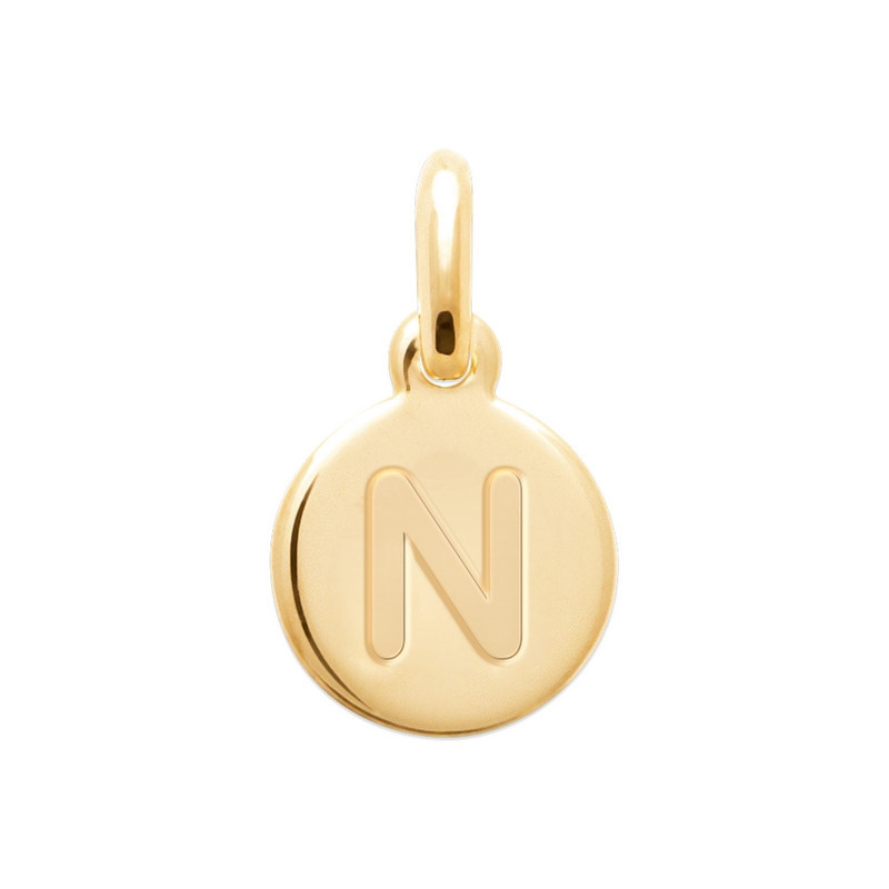 Pendentif Initiale gravée