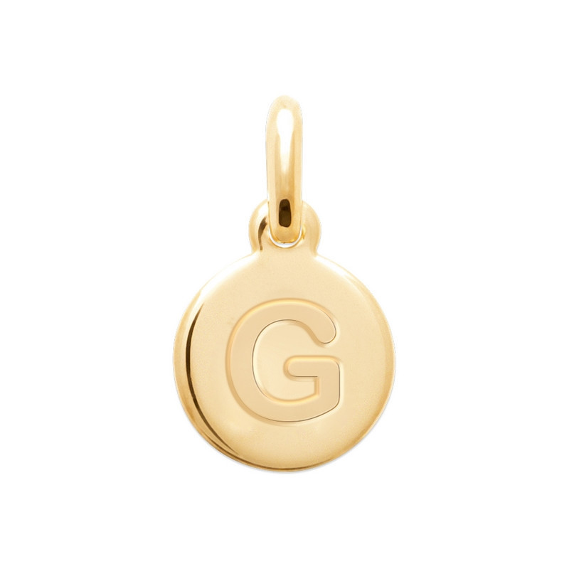 Pendentif Initiale gravée