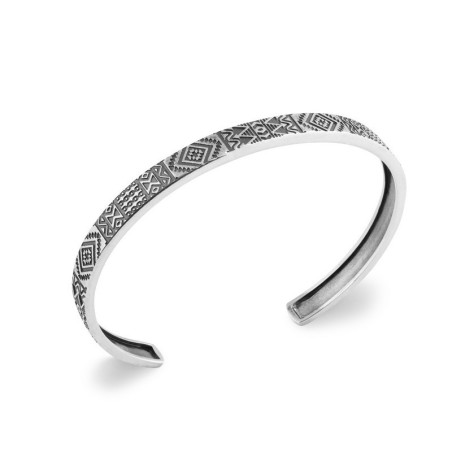 BRACELET HOMME JONC ARGENT