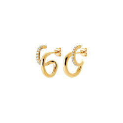 Boucles d'oreilles trompe-l'œil