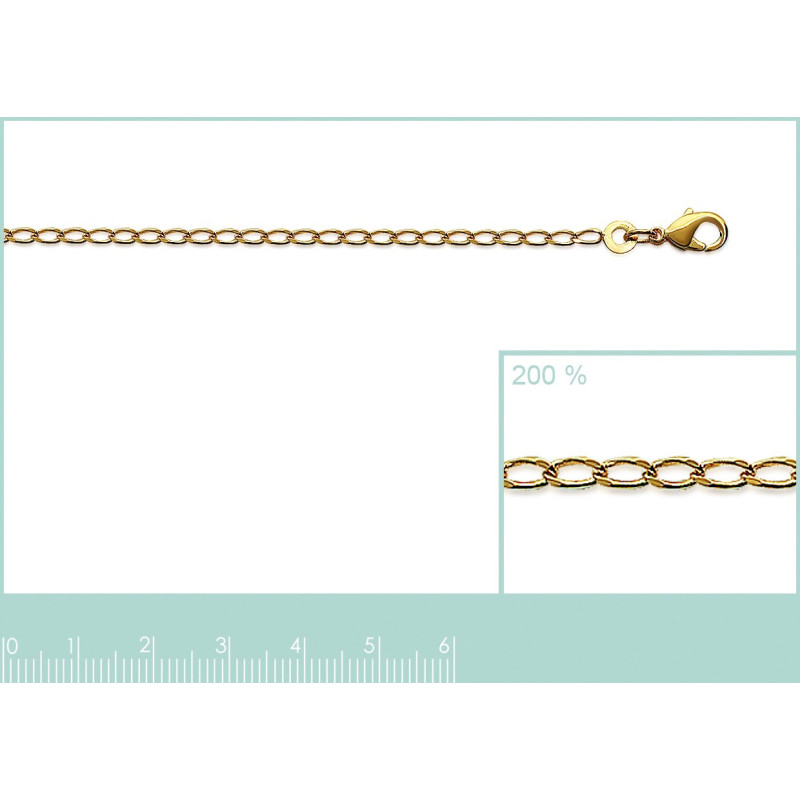 Chaine 2.20 mm Gourmette