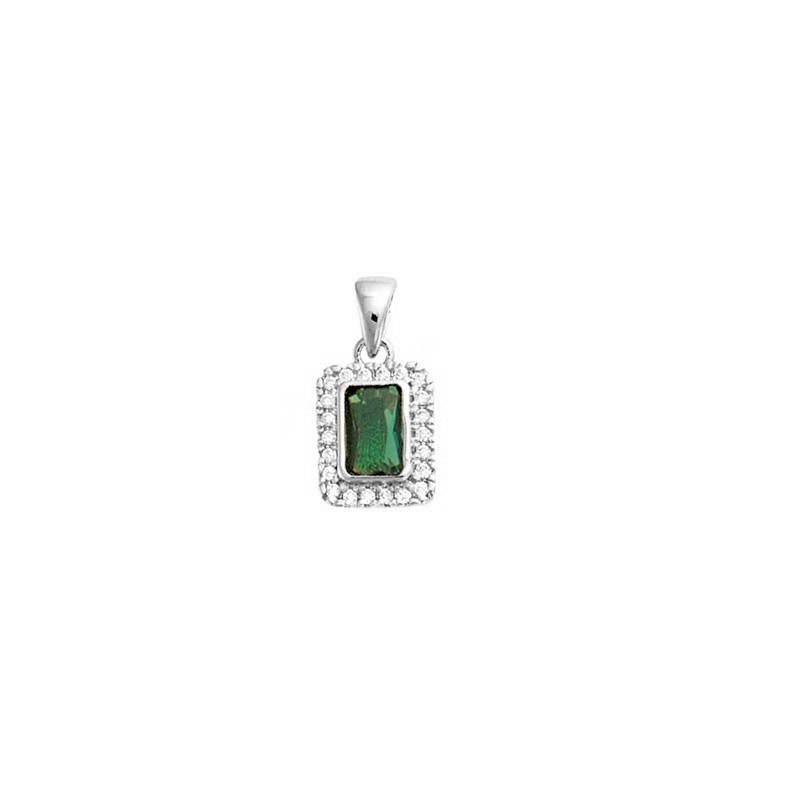 Pendentif Emeraude Et Brillants