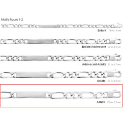 Bracelet Identité Adulte 22 cm