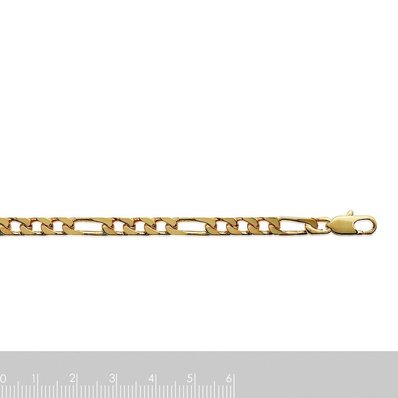 BRACELET HOMME FIGARO PLAQUE OR
