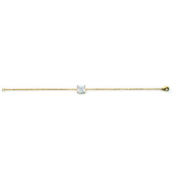 BRACELET PLAQUE OR OXYDE