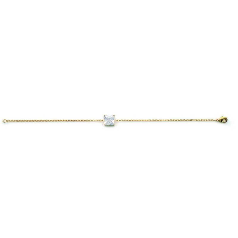 BRACELET PLAQUE OR OXYDE