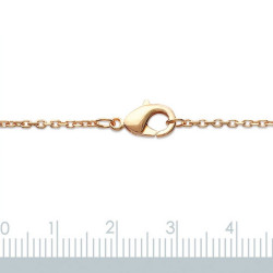 Collier Plaqué or Plume