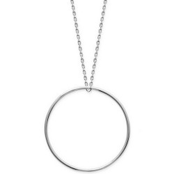 Collier sautoir cercle rond