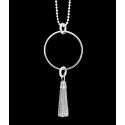 Collier sautoir cercle rond