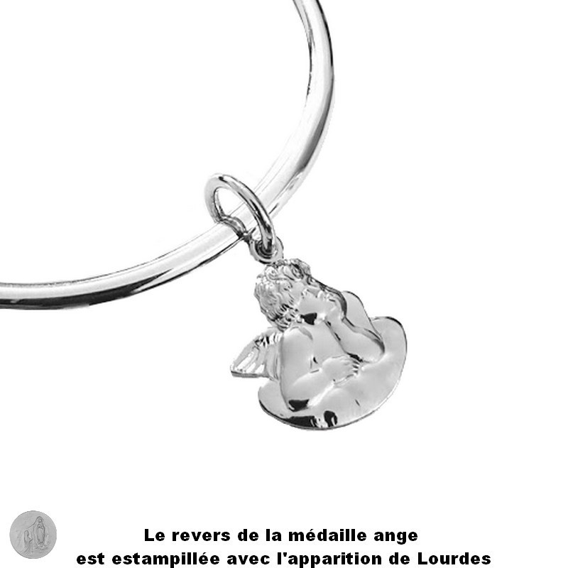 Bracelet jonc ange