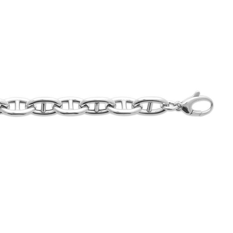 Bracelet En Argent 925 - Poids 126,74 G - Bijou Occasion Massif Et Authentique